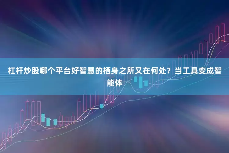 杠杆炒股哪个平台好智慧的栖身之所又在何处？当工具变成智能体