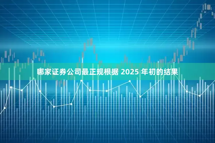 哪家证券公司最正规根据 2025 年初的结果